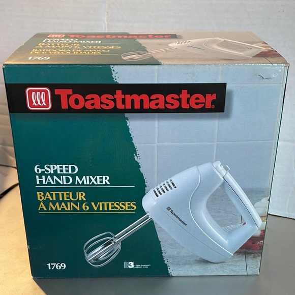 toastmaster 6 speed hand mixer